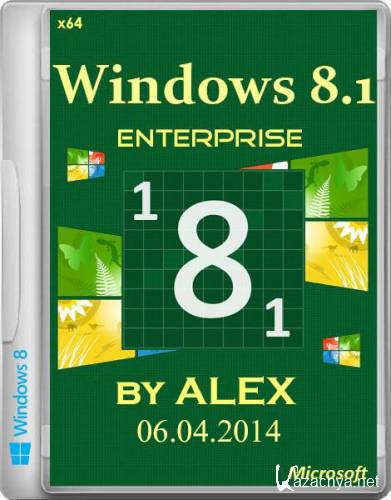 Windows 8.1 Enterprise x64 by Alex 06.04 (2014/RUS)