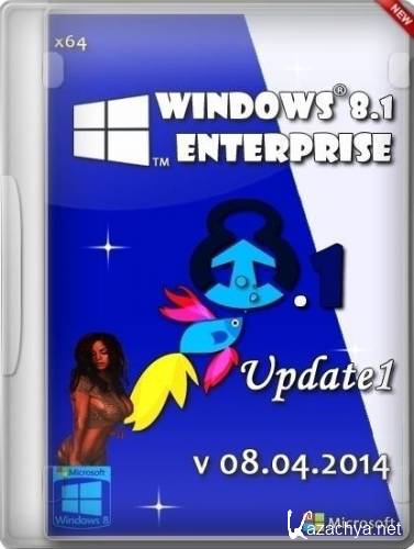 Windows 8.1 Enterprise Update1 by ALEX v08.04.2014 (x64/RUS/2014)
