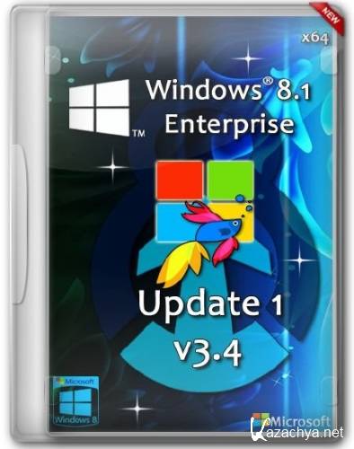 Windows 8.1 Enterprise Update 1 x64 by D1mka v3.4 (RUS/2014)