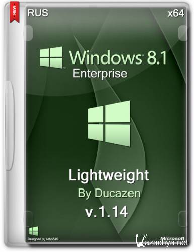 Windows 8.1 Enterprise x64 Lightweight v.1.14 by Ducazen (2014/RUS)