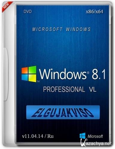 Windows 8.1 Pro x86/x64 Elgujakviso Edition v.11.04 (2014/RUS)