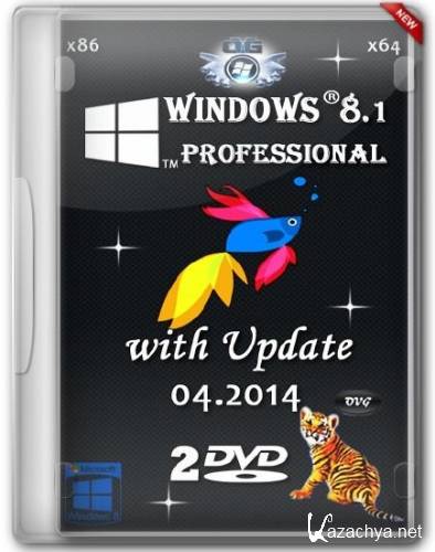 Windows 8.1 Professional VL with Update x86/x64 by OVGorskiy 04.2014 2DVD (RUS/2014)