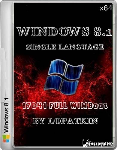 Windows 8.1 Single Language 17041 FULL WIMBoot (x64/2014/RUS)