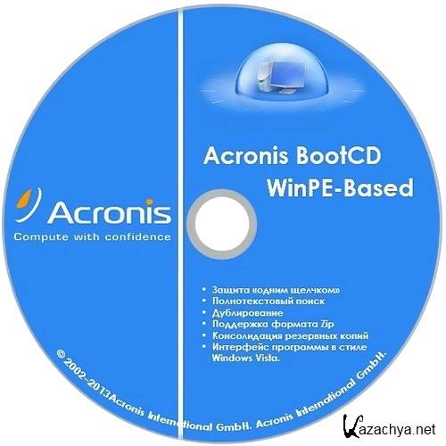 Acronis BootCD WinPE-Based (x86+x64) [2014 .] [Rus]