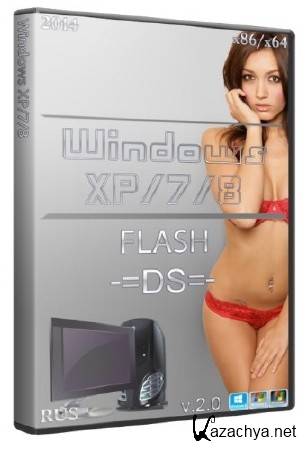 Windows XP/7/8 FLASH 2.0 by DS(x86/x64/2014/RUS)