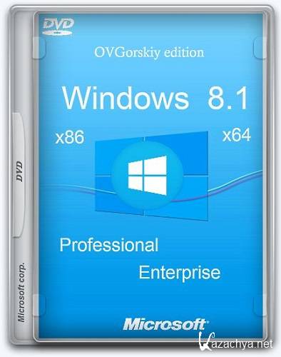 Microsoft® Windows® 8.1 Update1 4 in 1 Ru w.BootMenu by OVGorskiy 05.2014 1DVD