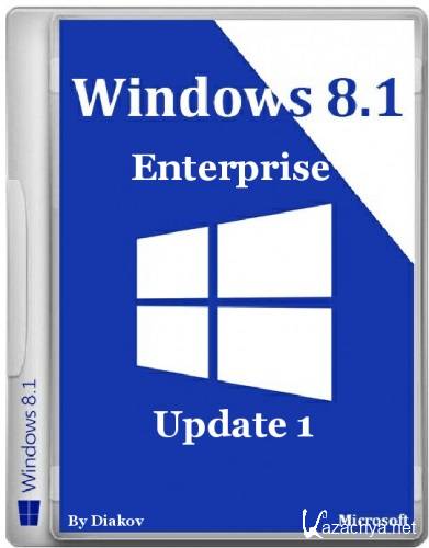 Windows 8.1 Enterprise Update 1 by D!akov Original (32bit+64bit) (2014) [Multi/Rus]