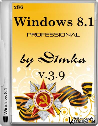 Windows 8.1 Professional x86 by D1mka v.3.9 (2014/RUS)