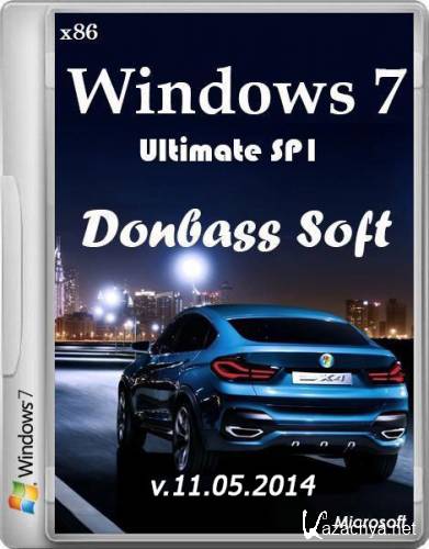 Windows 7 Ultimate SP1 Donbass Soft v.11.05 (x86/RUS/2014)