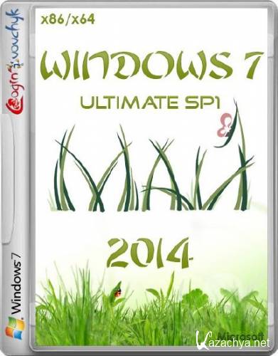 Windows 7 Ultimate SP1 by Loginvovchyk 05.2014 (x86/x64/RUS/2014)