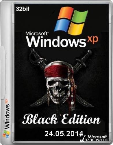 Windows XP Professional SP3 Black Edition (86/24.05.2014/RUS/ENG)