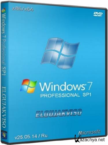 Windows 7 Professional SP1 Elgujakviso Edition v.25.05.14 (x86/x64/RUS/2014)