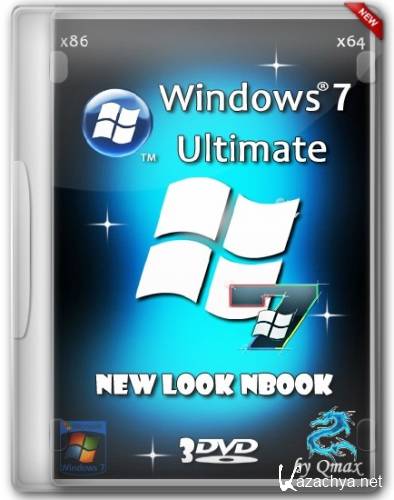 Windows 7 SP1 x86/x64 Ultimate New Look nBook by -=Qmax=- (RUS/25.05.2014)