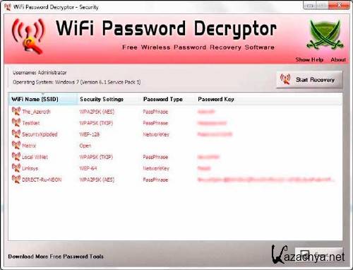 WiFi Password Decryptor 3.3.4 + Portable