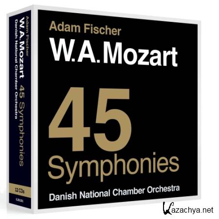Danish National Chamber Orchestra - W.A. Mozart. 45 Symphonies [12CDs] (2014)
