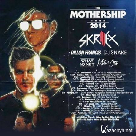 Skrillex - Live @ Mothership Tour, Global Dance Festival, Denver (2014)
