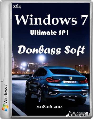 Windows 7 Ultimate SP1 Donbass Soft 08.06.2014 (x64/RUS/2014)