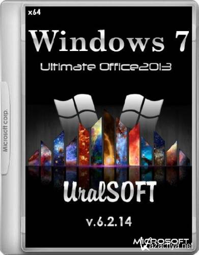 Windows 7 Ultimate Office2013 UralSOFT v.6.2.14 (x64/RUS/2014)