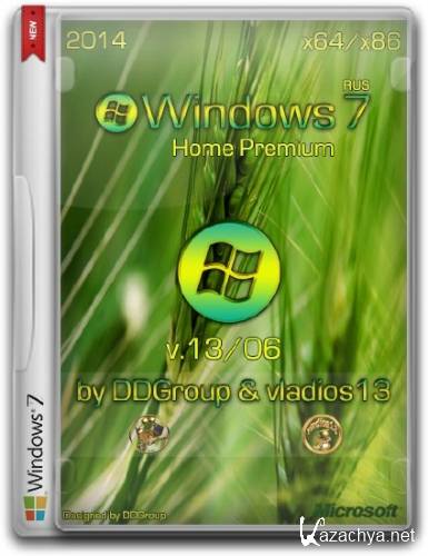 Windows 7 SP1 x64/x86 Home Premium v.13.06 by DDGroup & vladios13 (2014/RUS)