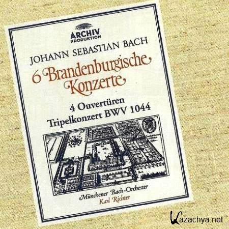 MBO - J.S.Bach. 6 Brandenburgische Konzerte, 4 Ouverturen, Tripelkonzert (1981) FLAC