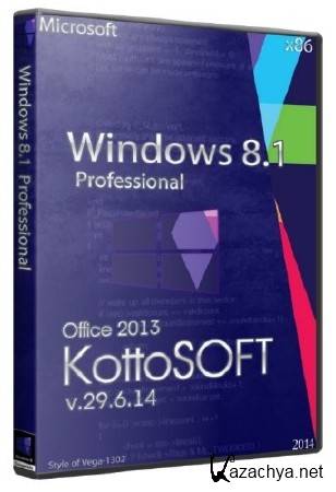 Windows 8.1 x86 Professional Office 2013 KottoSOFT v.29.6.14 (2014/RUS)