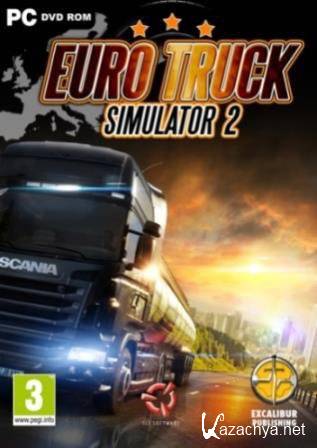 Euro Truck Simulator 2:     3 v.1.4.12s + Mods (Rus/Repack  FiReFoKc)