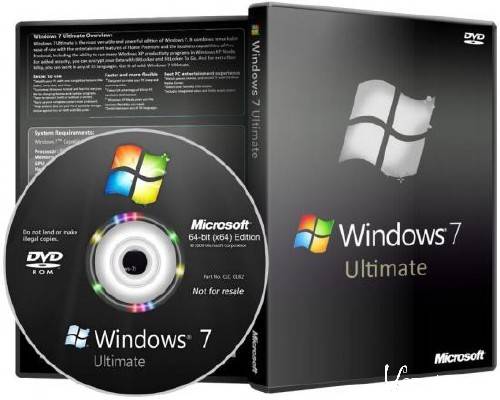 Windows 7 Ultimate SP1 by LEX 14.07.17 (x64/RUS/2014)