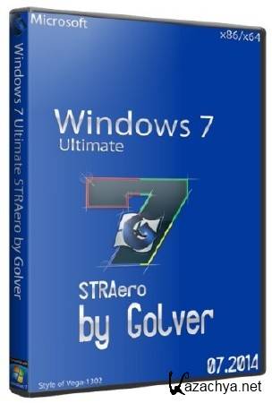 Windows 7 Ultimate x86/x64 STRAero by Golver 07.2014 (2014/RUS)