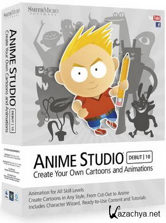 SmithMicro Anime Studio Pro 10.1 Build 13041 Final (RUS/ENG/2014)