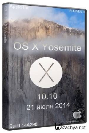 OS X 10.10 Yosemite DP 4 14A298i (RUS/ML)