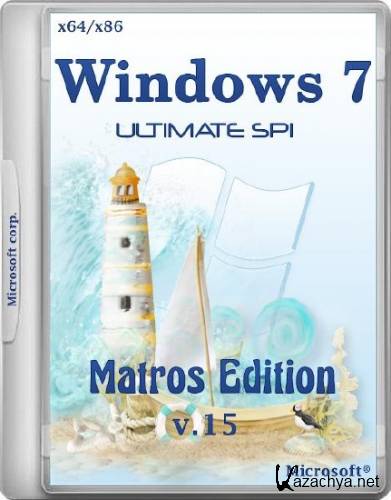 Windows 7 Ultimate SP1 Matros Edition 15 (x86/x64/RUS/2014)