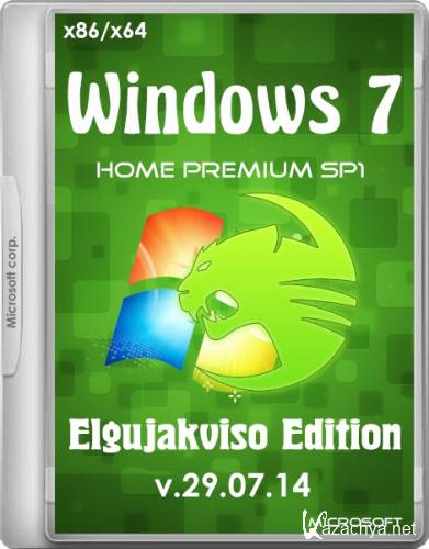 Windows 7 Home Premium SP1 x86/x64 Elgujakviso Edition (2014/RUS)