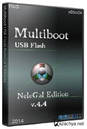 Multiboot USB Flash NeleGal Edition UEFI v4.4 (2014/RUS)