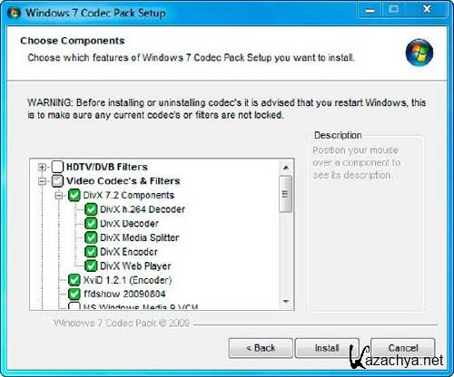 Windows 7 Codec Pack 4.0.9 Final