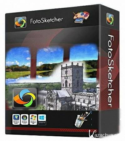 FotoSketcher Portable 2.95 *PortableApps* [Multi/Ru]