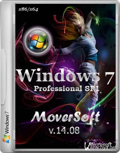 Windows 7 Professional SP1 x86/x64 MoverSoft v.14.08 (2014/RUS)