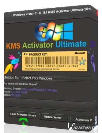 Windows Vista - 7 - 8 - 8.1 KMS Activator Окончательный 2014 v2.1 (Размер: 12,01 MB )