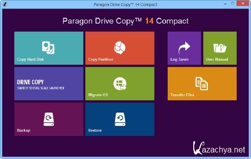 Paragon Drive Copy 14 Compact - бесплатная лицензия