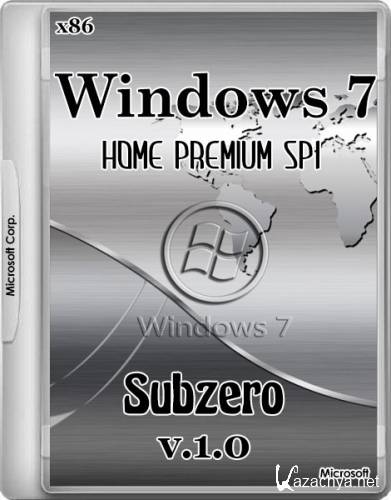 Windows 7 Home Premium SP1 Subzero v.1.0 (x86/RUS/2014) 
