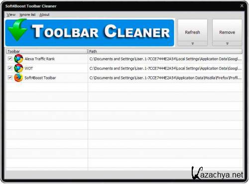  Toolbar Cleaner 3.0.1.129 -  
