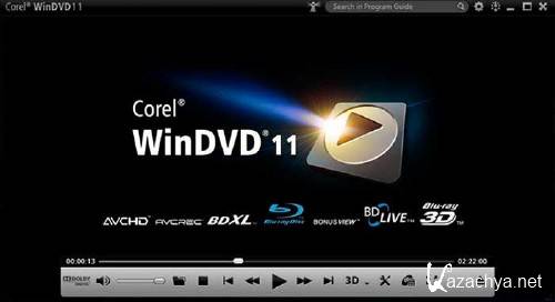 Corel WinDVD Pro 11.7.4 + Upgrade Pack -  3D 