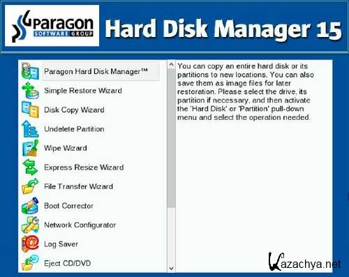 Paragon Hard Disk Manager 15 Professional 10.1.25.297 RePack
