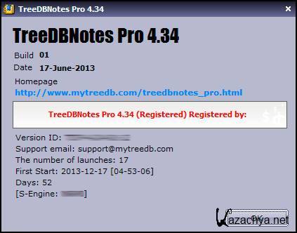 TreeDBNotes Pro 4.34 Build 01 (2014)