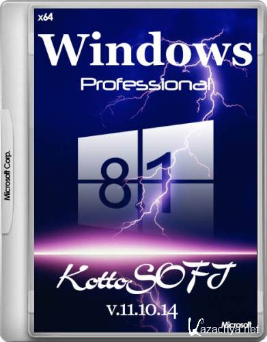 Windows 8.1 Professional KottoSOFT v.11.10.14 (x64/RUS/2014)