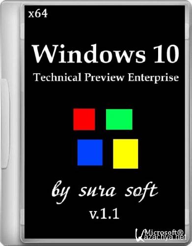 Windows 10 Technical Preview Enterprise by sura soft v.1.1 (x64/2014/RUS/ENG)