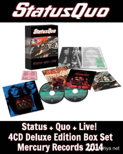 Status Quo - Status + Quo + Live! - 4CD Deluxe Edition Box Set (2014) [FLAC]