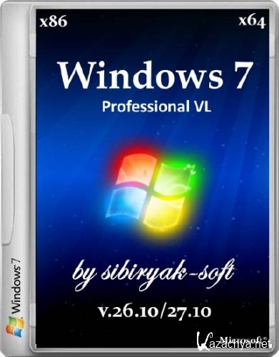Windows 7 Professional VL by sibiryak-soft v.26.10/27.10 (x86/x64/2014/RUS)
