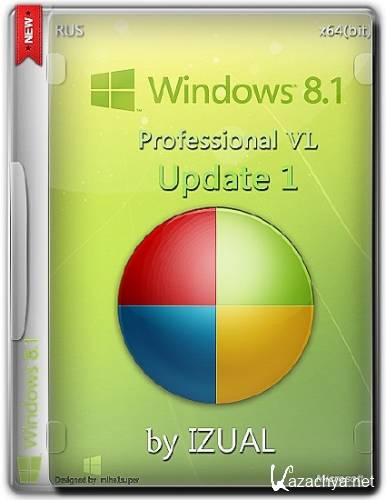 Windows 8.1 Professional Vl With Update IZUAL v30.10.14 (x64/2014/RUS)