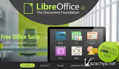 LibreOffice 4.3.4 Stable + Help Pack [Multi/Ru]