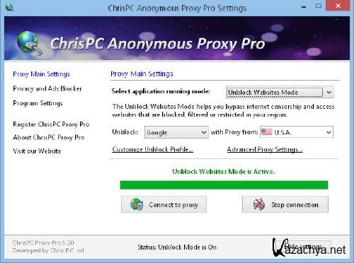 ChrisPC Anonymous Proxy Pro 5.62 + Portable